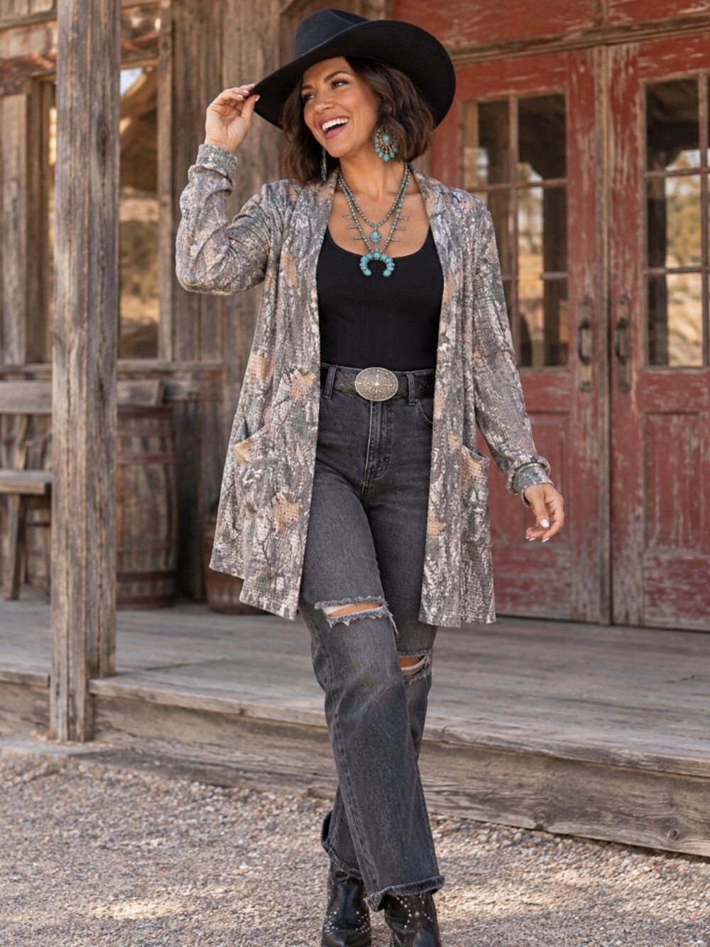Woodland Camo Lola Cardigan